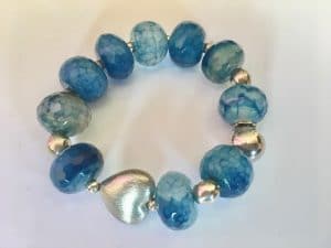 pulsera-agatha-plata