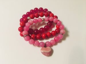 pulsera-triple-bola-pequeña-agathas-coral-plata